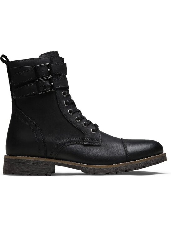 Men\'s Leather Strap Chukka Boots Motorcycle Wear hiking main image 2